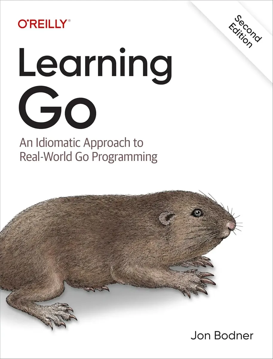 Capa do livro Learning Go: An Idiomatic Approach to Real-World Go Programming