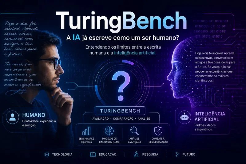 TuringBench: benchmark para avaliação de textos gerados por inteligência artificial